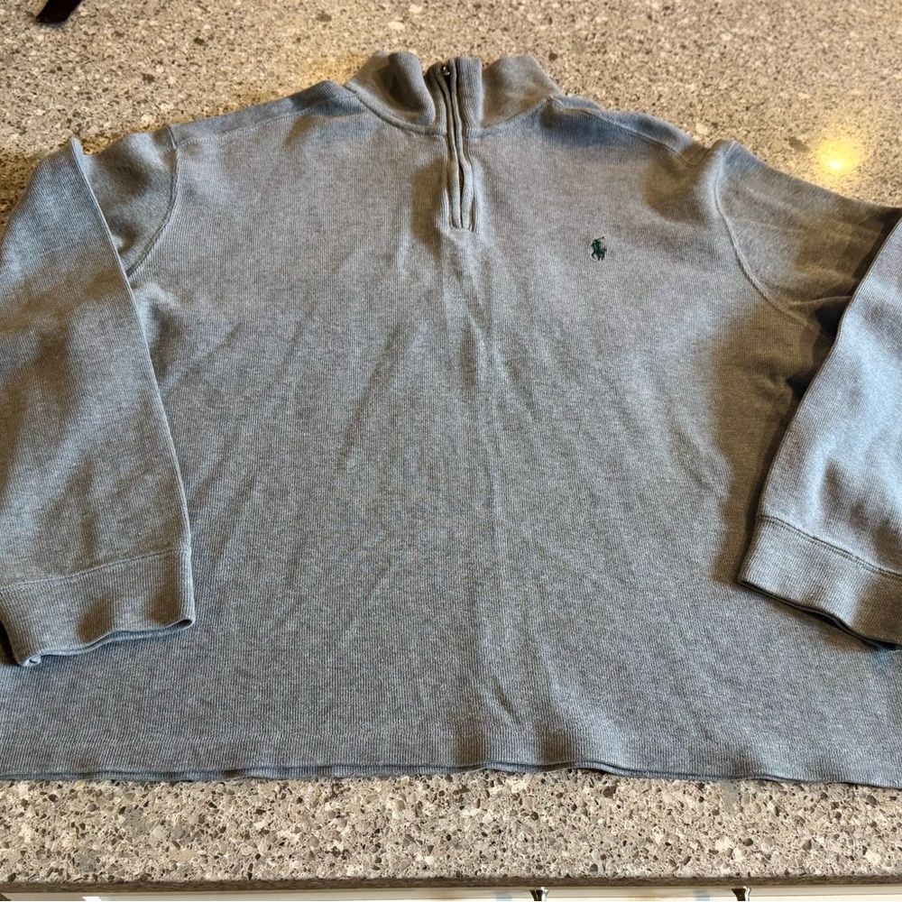 Polo l Quarter Zip Sweater l Men's Size XL